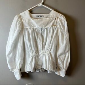 Ciao Luca Allegra shirt white blouse nwot XS